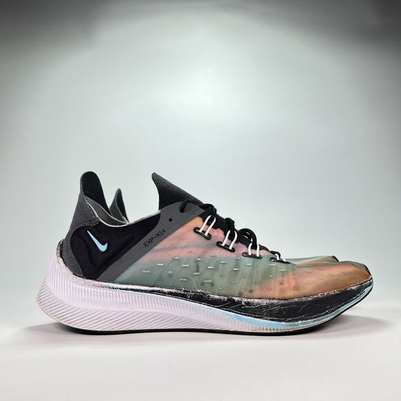 Nike EXP-X14 Gray Green Orange Running Shoes Sneakers BQ6972-001 Men’s Size 8 - Picture 1 of 10